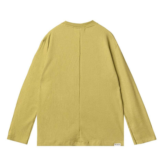 POSHBRAIN " LANE WAFFLE " GR LONGSLEEVE