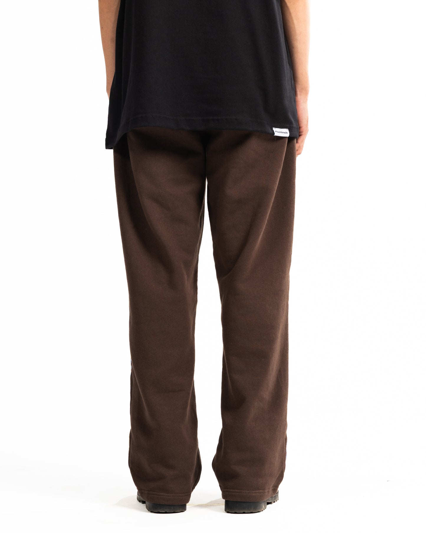 DRIM FLEECE PANTS - BROWN/BLUE