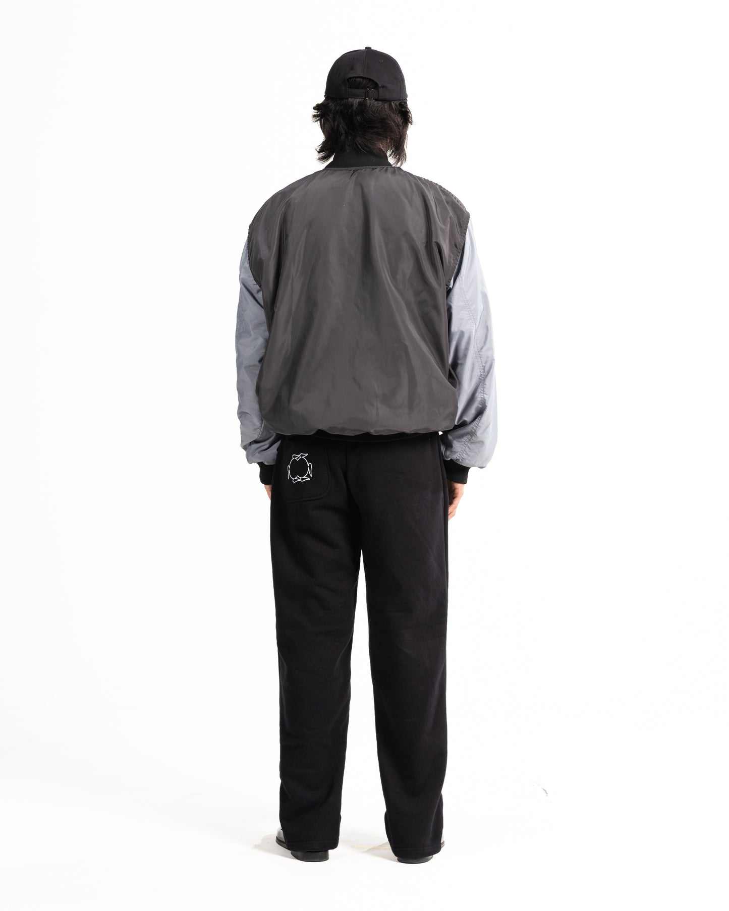 SIM BOMBER JACKET - GRAY
