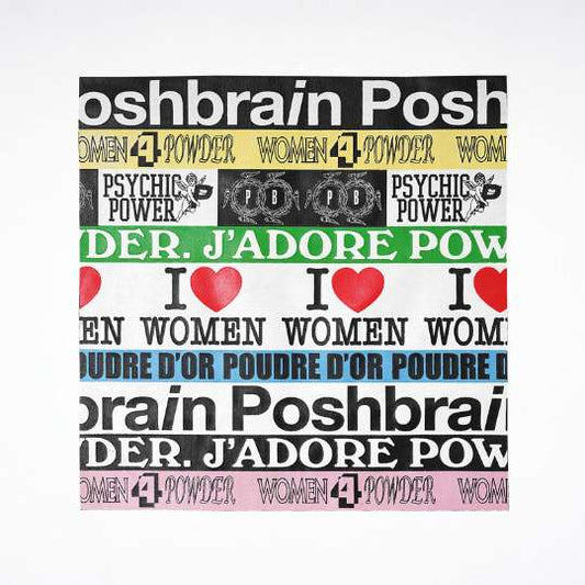POSHBRAIN "TEXTING" WHITE TEE