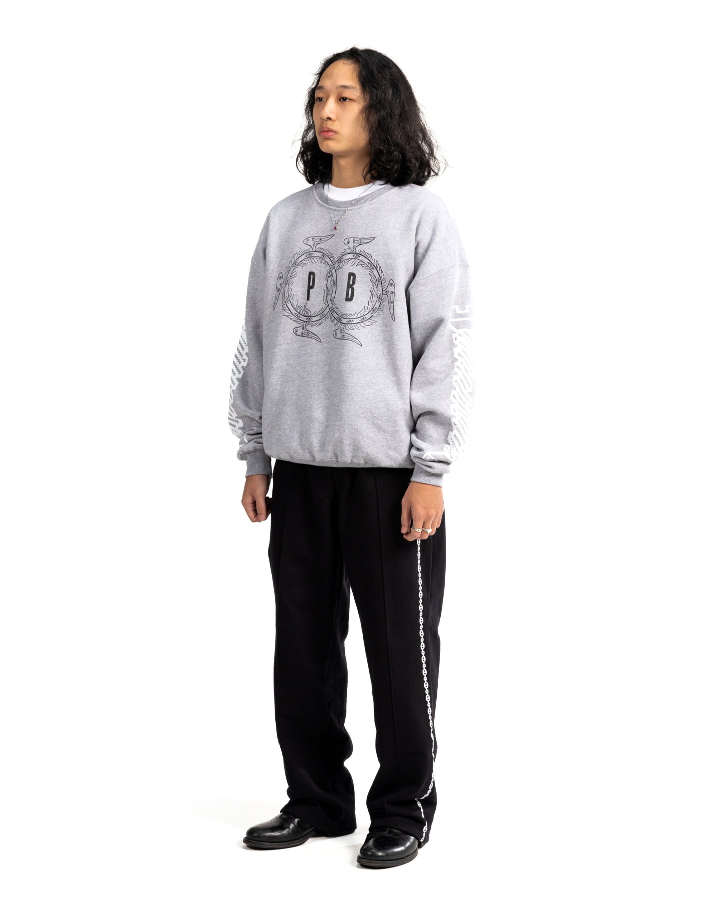 SCREWN CREWNECK - MISTY GRAY
