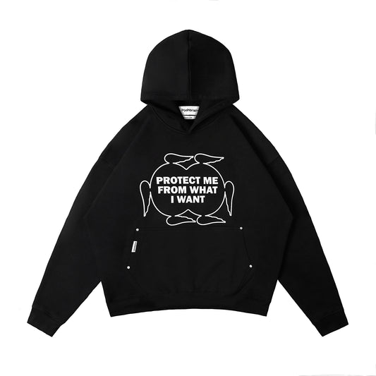 HOLZER HOODIE - BLACK