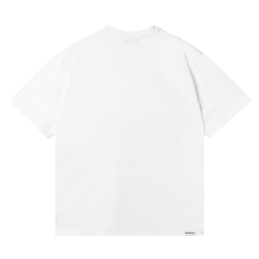 POSHBRAIN "GART" WHITE TEE