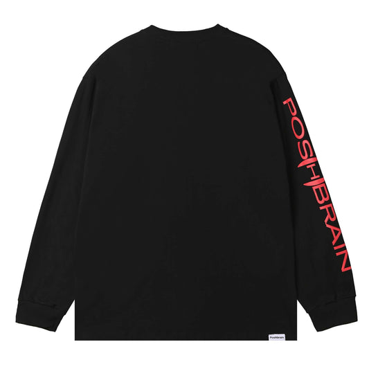 POSHBRAIN "MERCEDES' BLACK TEE