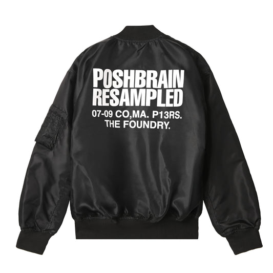 POSHBRAIN " SIM BL " BOMBER JACKET
