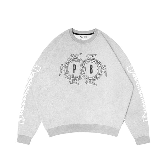 SCREWN CREWNECK - MISTY GRAY