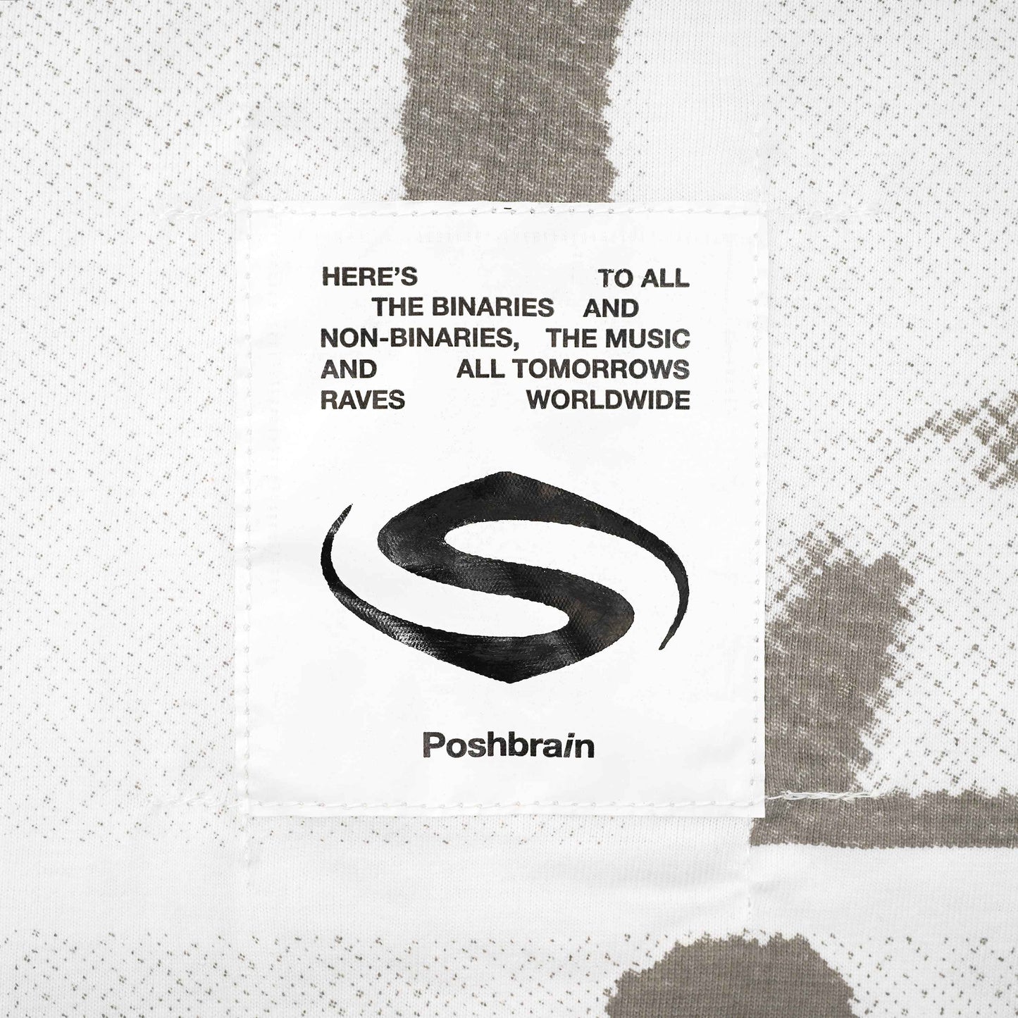 POSHBRAIN "Les Enfant" White Tee