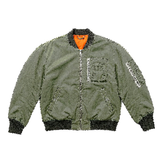 POSHBRAIN " SIM GR " BOMBER JACKET