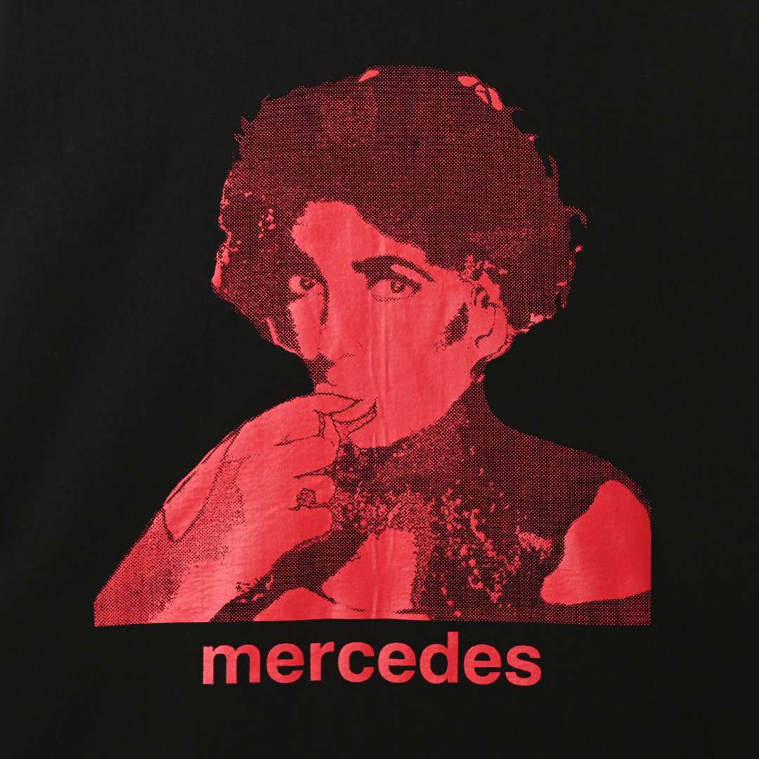 POSHBRAIN "MERCEDES' BLACK TEE
