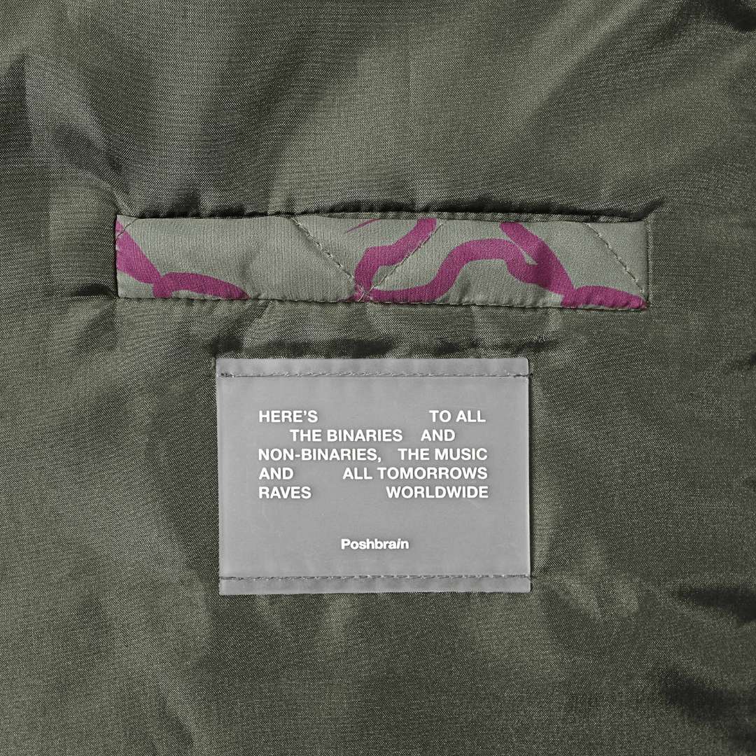 POSHBRAIN "CEDAR" QUILTED JACKET
