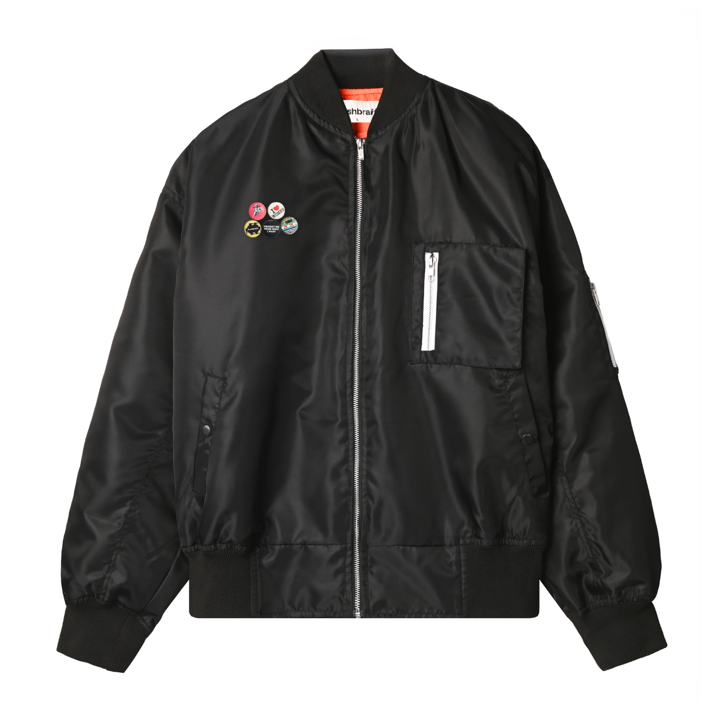 POSHBRAIN " SIM BL " BOMBER JACKET