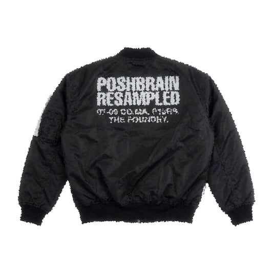 POSHBRAIN "SIM BL" BOMBER JACKET