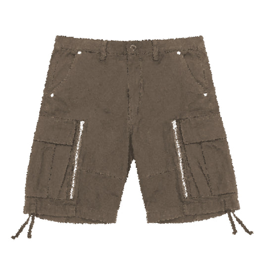 POSHBRAIN " LINEAR GR " CARGO PANTS