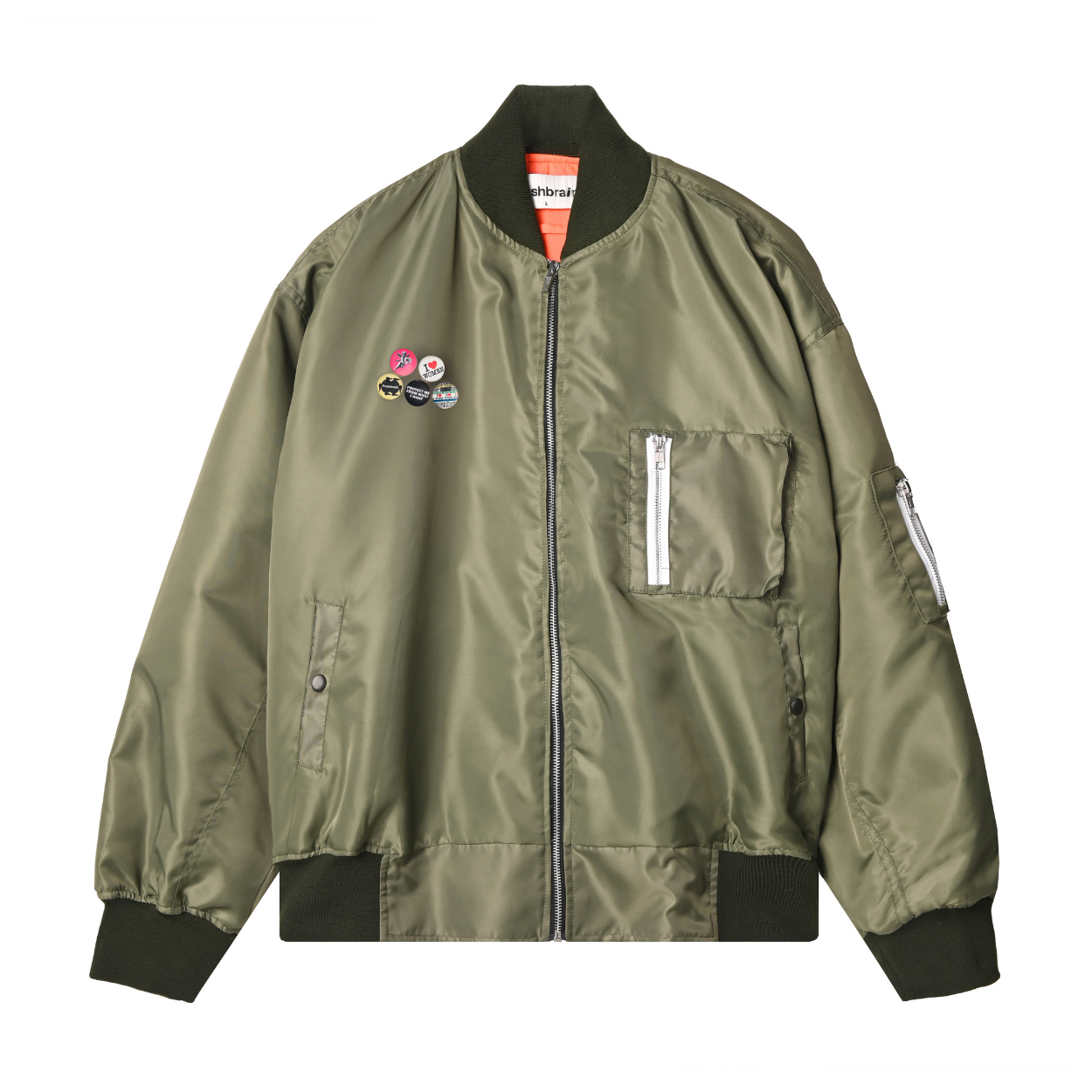 POSHBRAIN " SIM OL " BOMBER JACKET