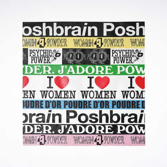 POSHBRAIN "TEXTING" WHITE TEE