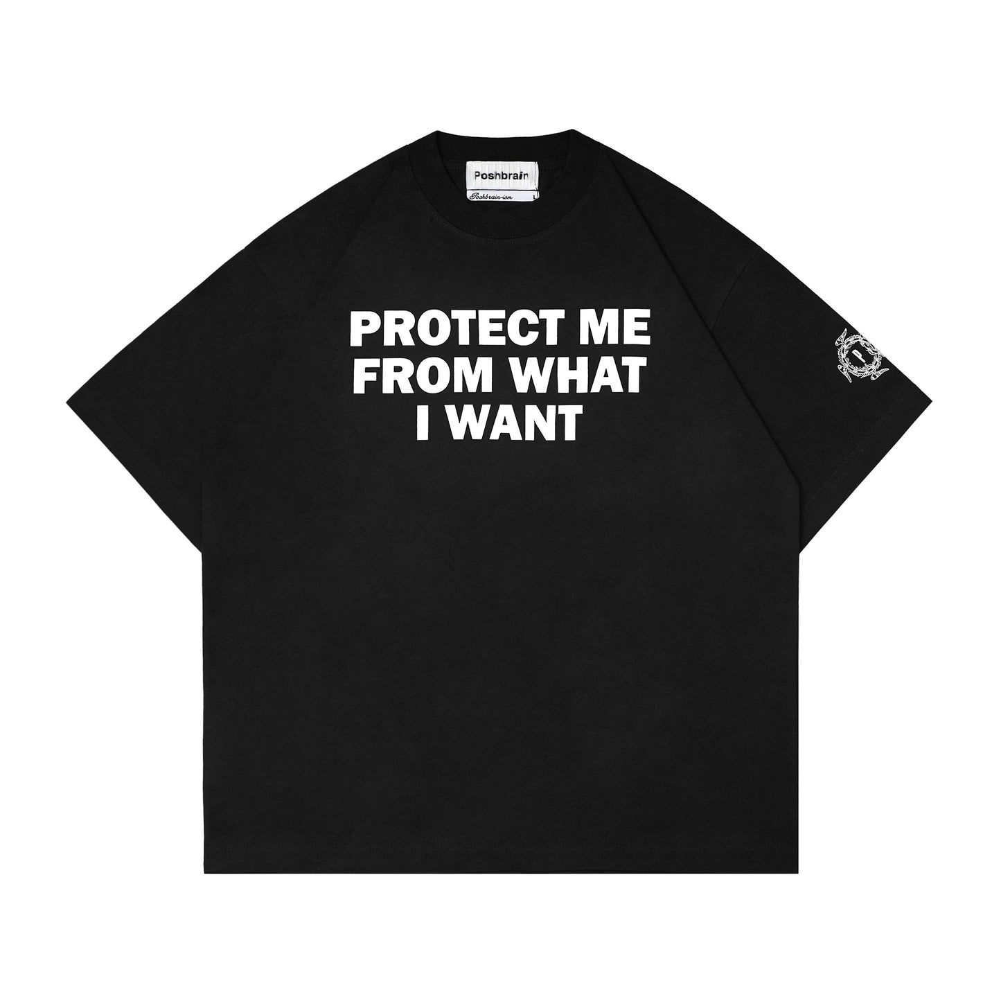 HOLZER TEE - BLACK