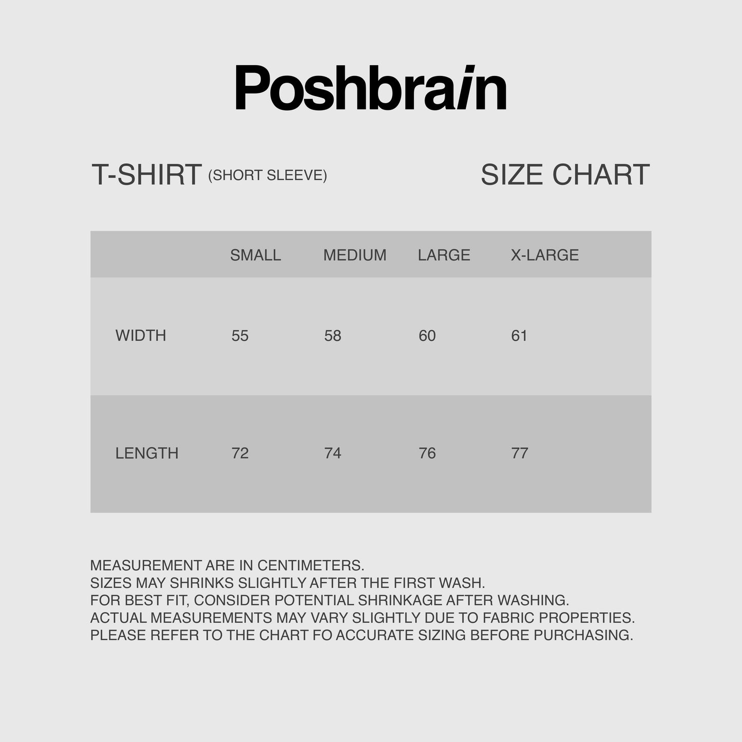 POSHBRAIN "2HEADS BLACK TEE