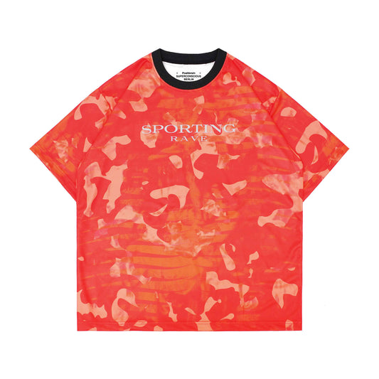 POSHBRAIN X SUPERCONSCIOUS - Sporting Jersey - Red - Jersey