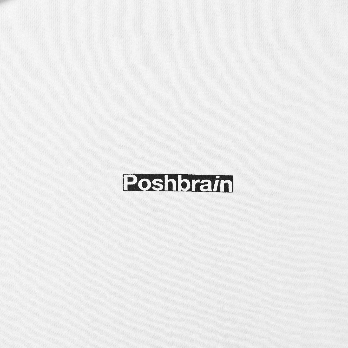 POSHBRAIN "GART" WHITE TEE