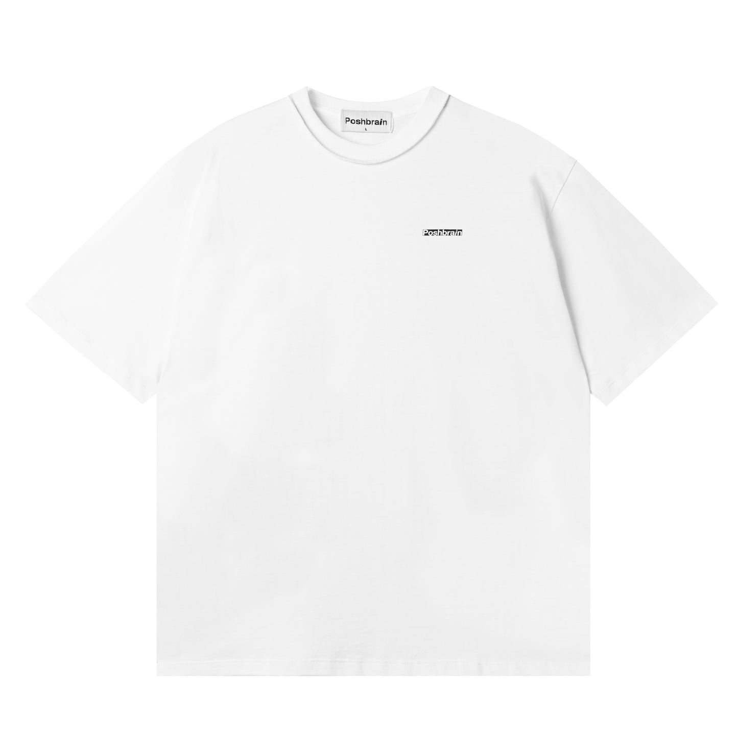 POSHBRAIN "GART" WHITE TEE