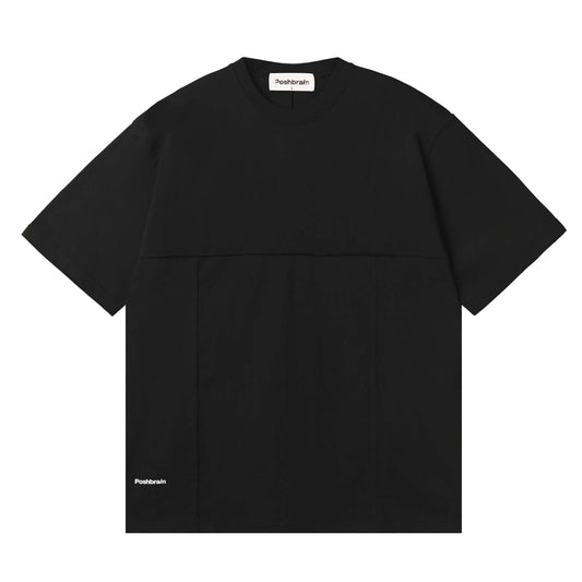 POSHBRAIN "LANE BL" BLACK TEE