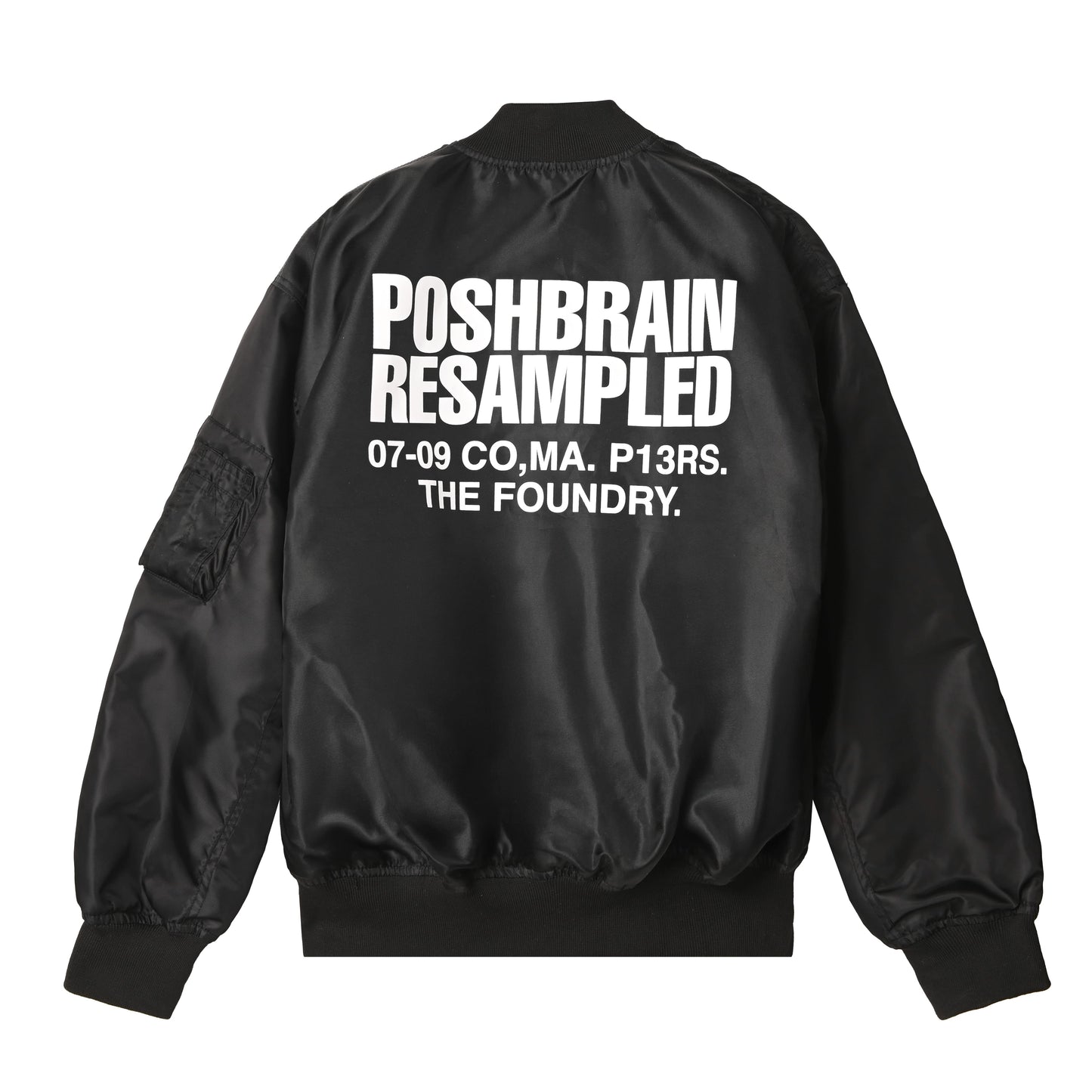 POSHBRAIN " SIM BL " BOMBER JACKET