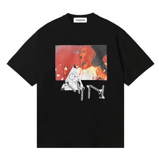POSHBRAIN "SINE" BL TEE