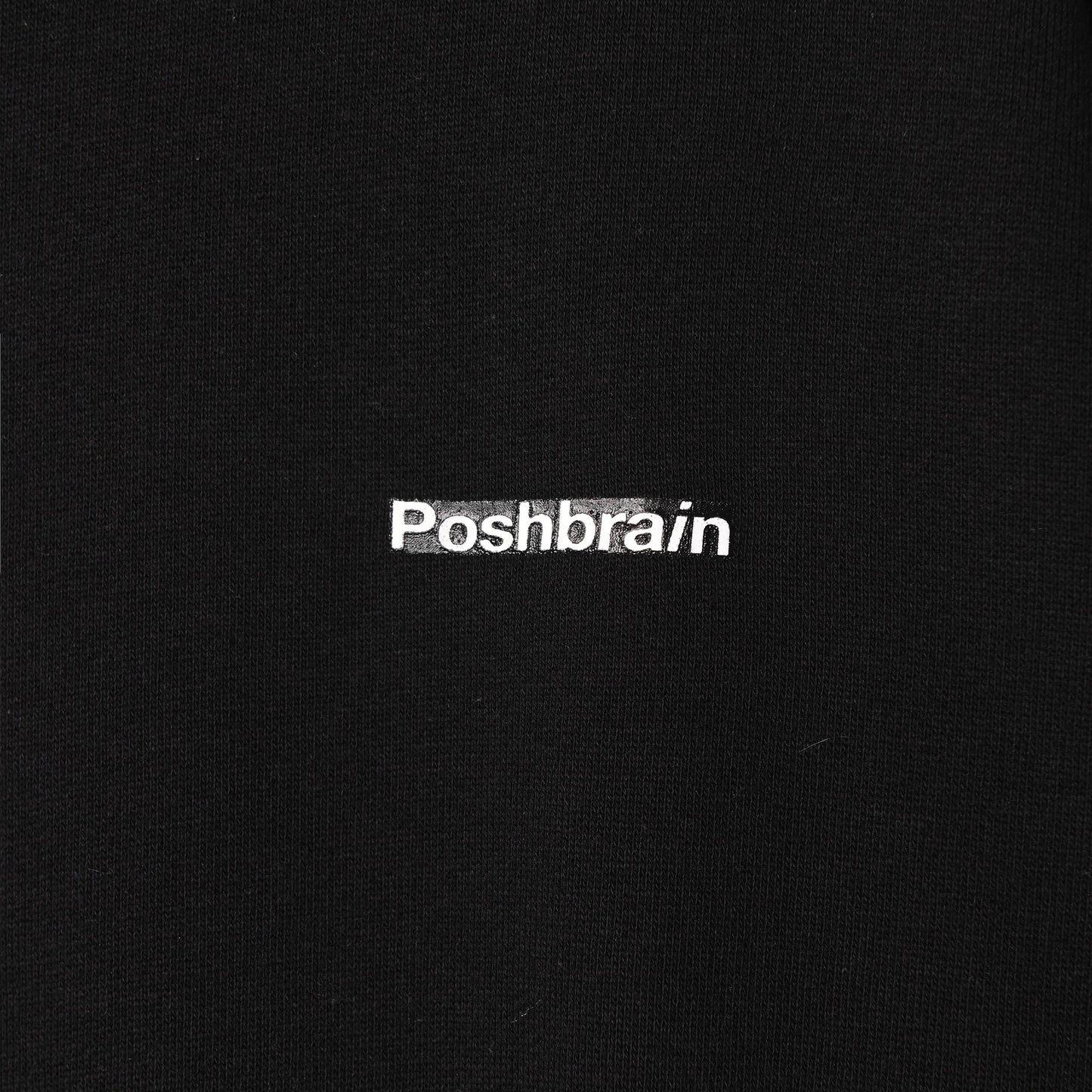 POSHBRAIN "DYED CREWZIP BL" CREWNECK