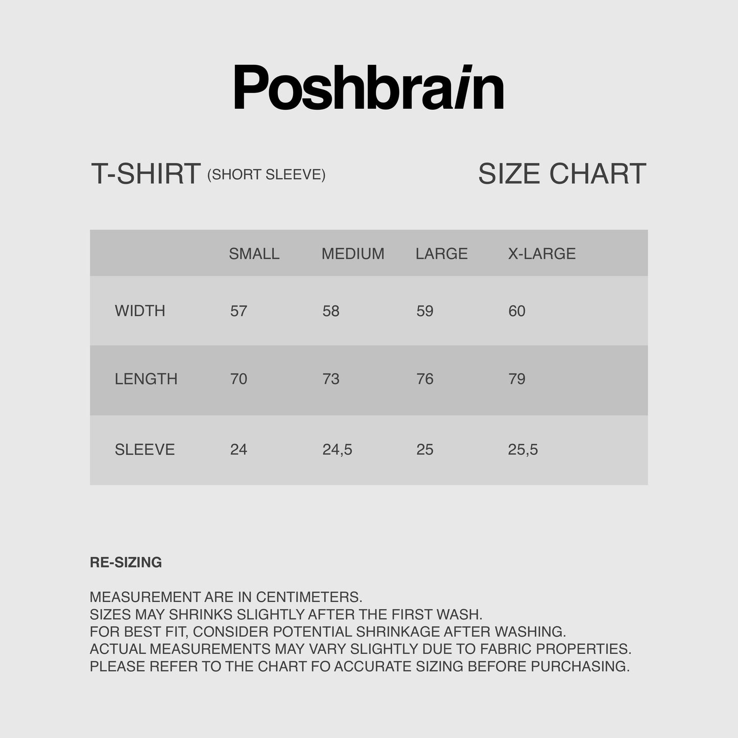 POSHBRAIN "FLYS WH" WHITE TEE
