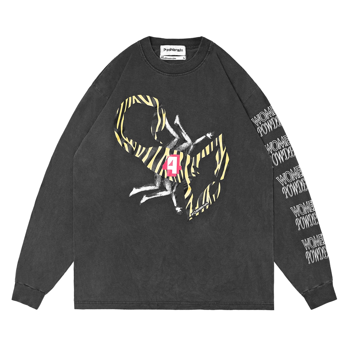 SCORS WASHED TEE - GRAY WASHED