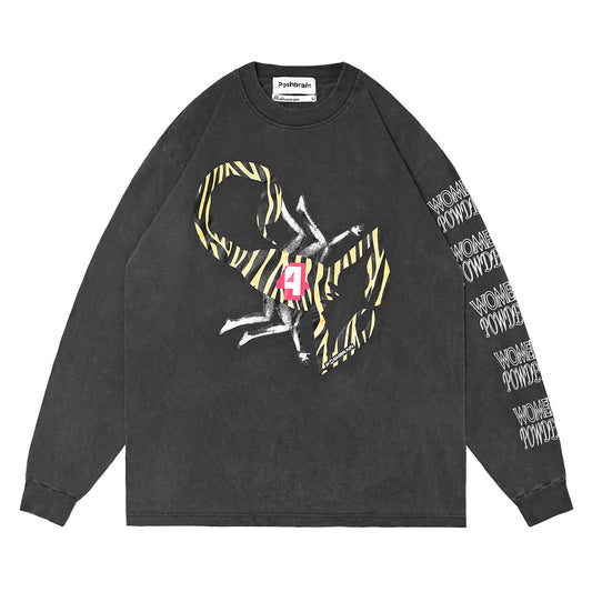 SCORS WASHED TEE - GRAY WASHED