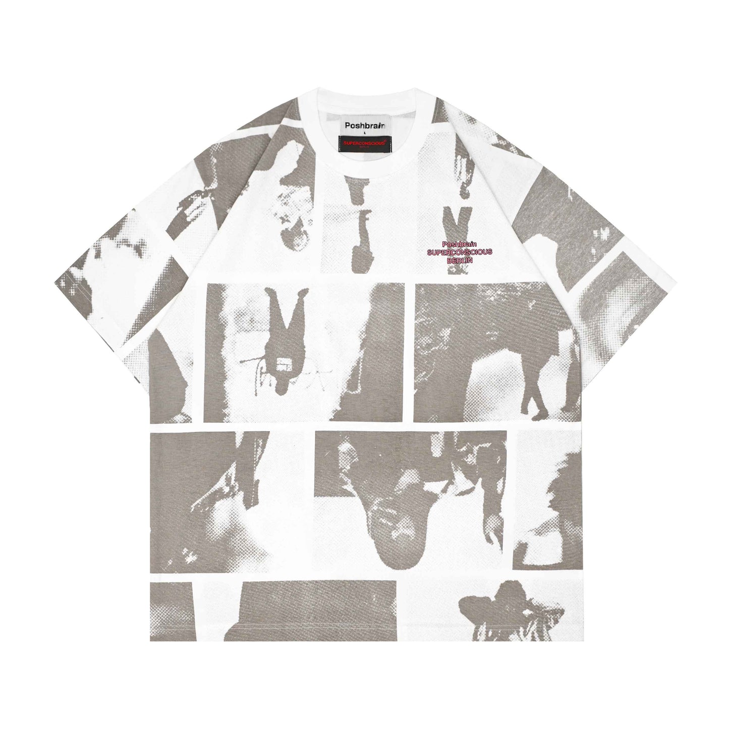 POSHBRAIN "Les Enfant" White Tee