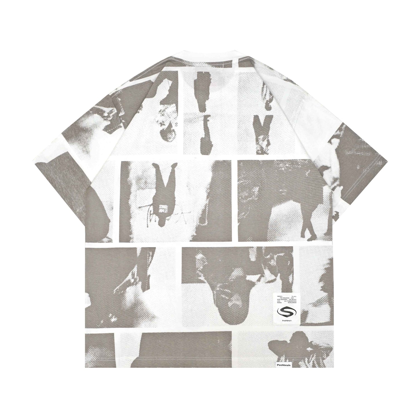POSHBRAIN "Les Enfant" White Tee