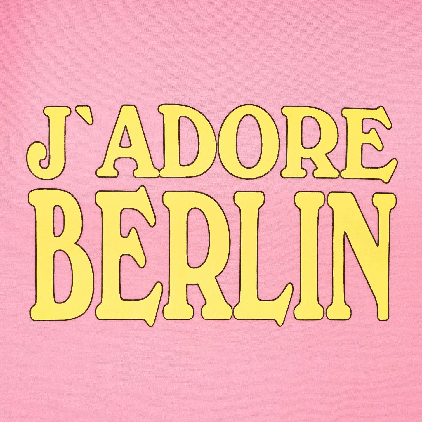 POSHBRAIN " J'Adore Berlin' Pink Tee