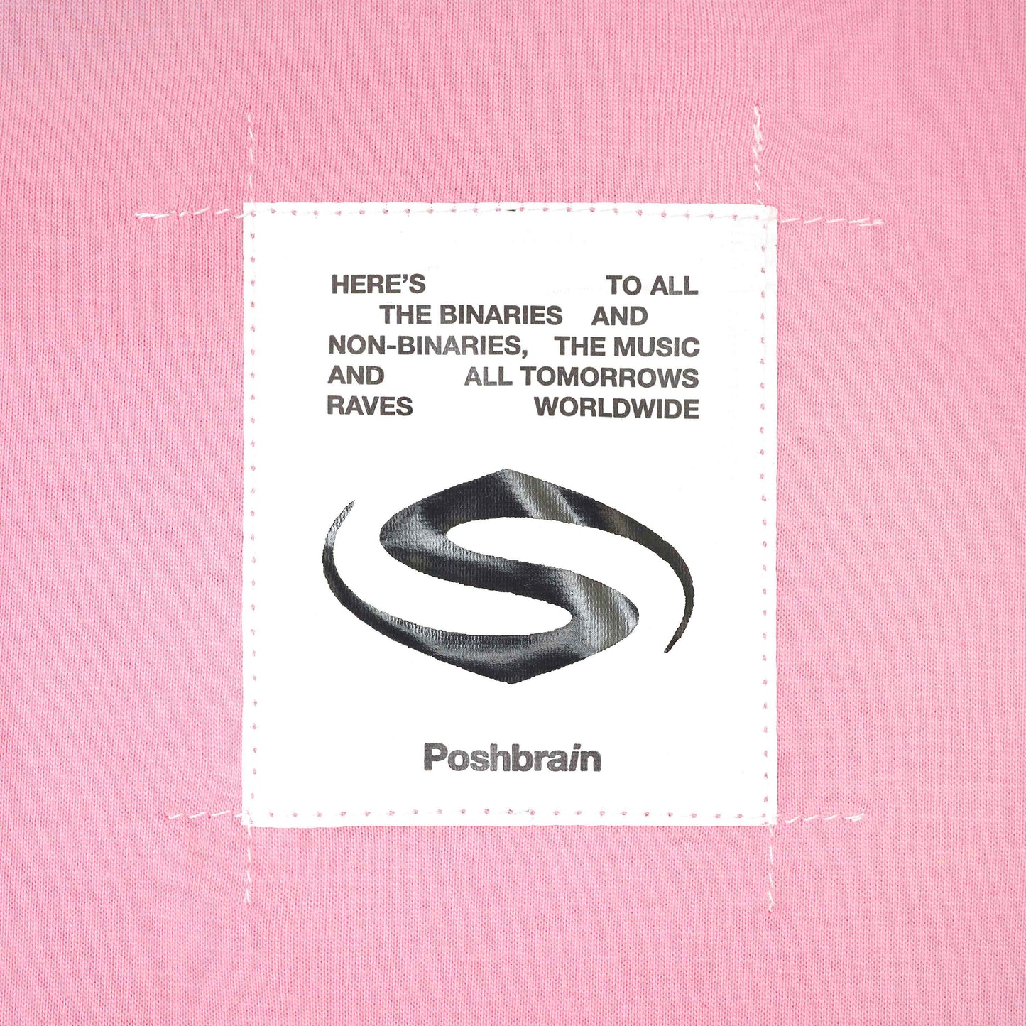 POSHBRAIN " J'Adore Berlin' Pink Tee