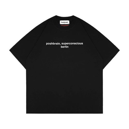 POSHBRAIN X SUPERCONSCIOUS - PBSC - Black - Tee