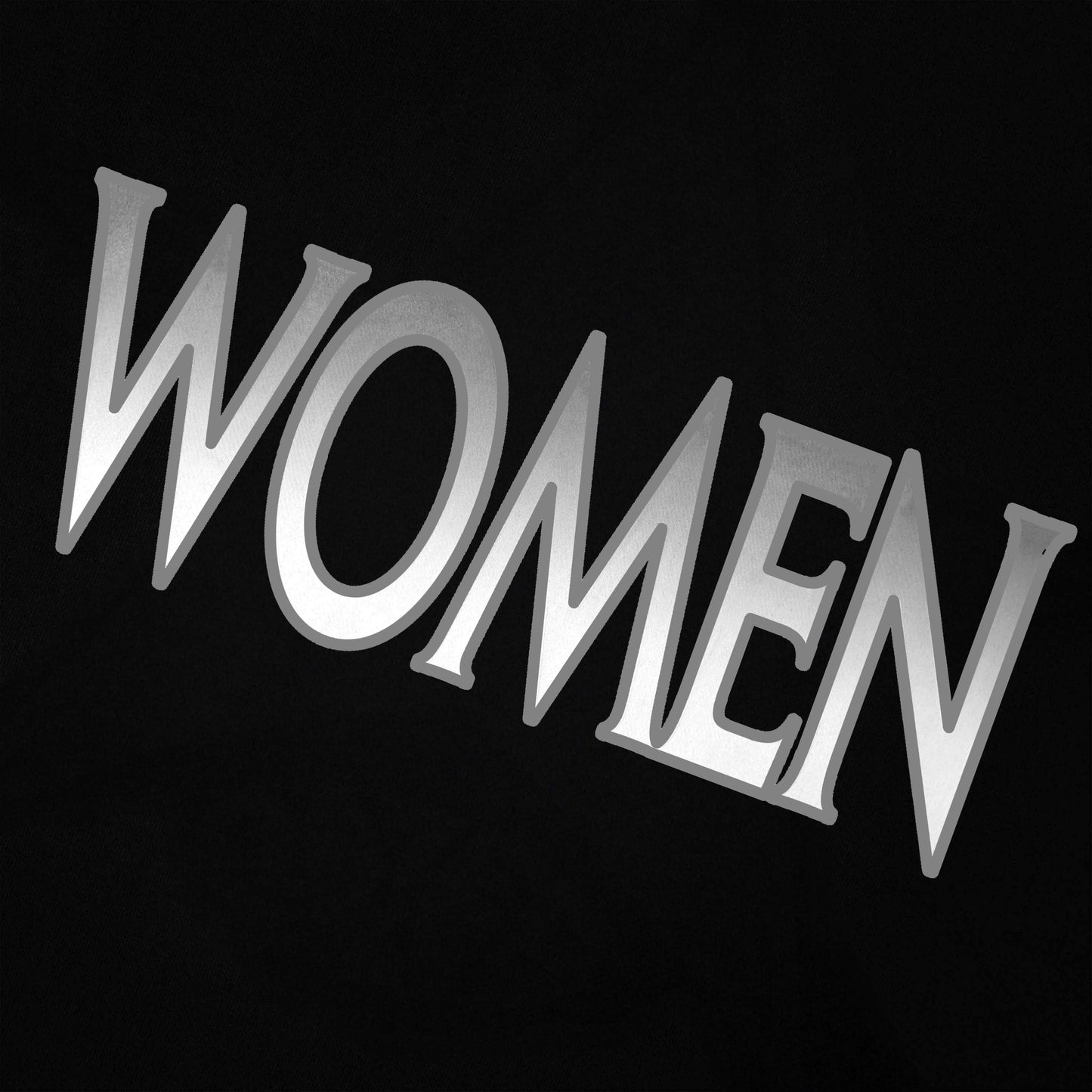 POSHBRAIN "WOMEN" BLACK TEE