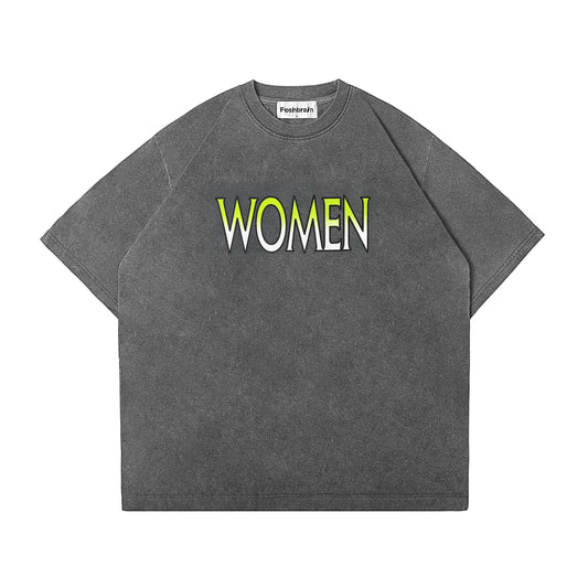 POSHBRAIN "WOMEN" WASHED TEE